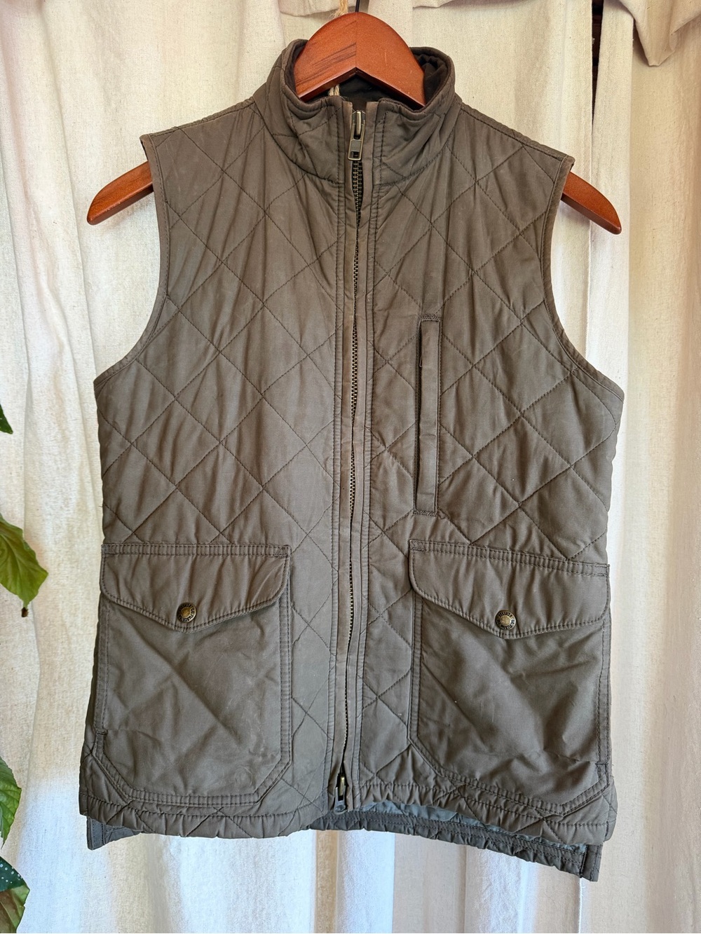 Filson Women’s Waxed Cotton Quilted Vest XS